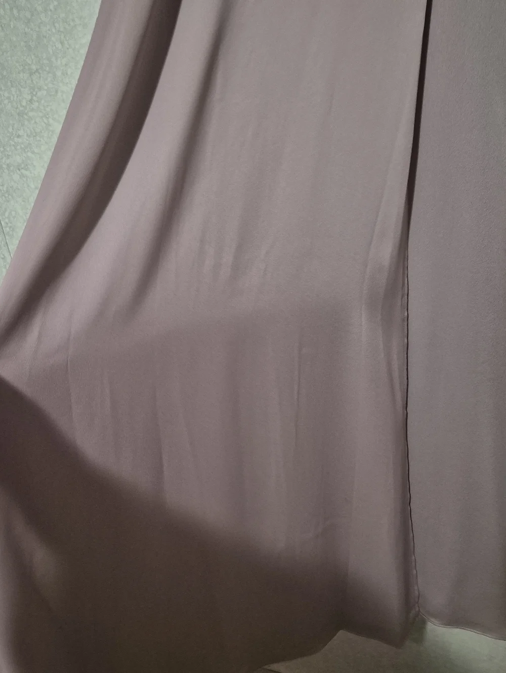 NWT David's Bridal Quartz Scoop Neck Spag Slip-Style Maxi Dress..Size:6 - Picture 4 of 14